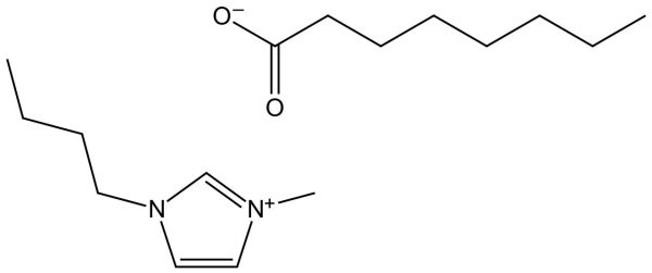 structural formula BMIM-OOc