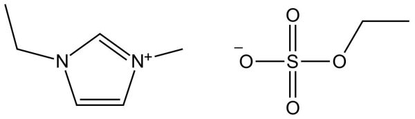 structural formula of EMIM-EtSO4