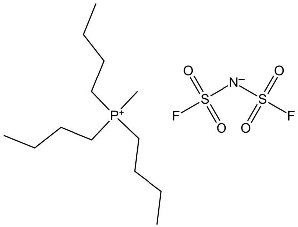 structural formula of Tributylmethylphosphonium bis(fluorosulfonyl)imide